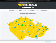 Tablet Screenshot of mapaobchodu.cz